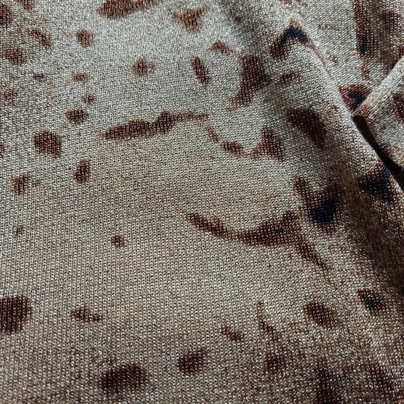 Vintage* Nygard Collection Metallic Animal Print Pullover. Size Large (14-16) - Picture 2 of 5